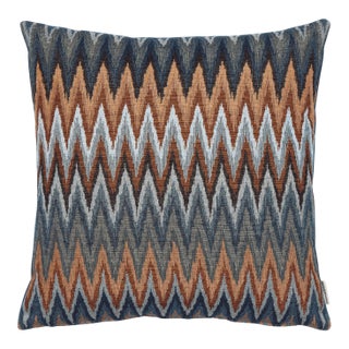 Zigzag Winter Woven Cushion With Feather Filler - 42x42cm (17"x17") For Sale