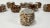 Brown Vintage Tiger Cowrie Shell Napkin Rings, Set of 10 For Sale - Image 8 of 9