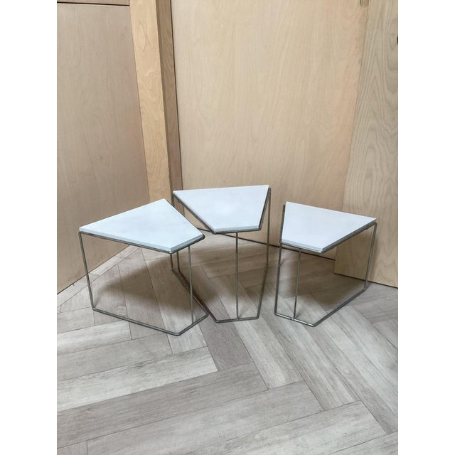 Vintage Nesting Table Set by Hein Stolle, 1950, Set of 3 For Sale - Image 5 of 9