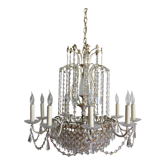 Schonbek Swarovski Strass Crystal Chandelier | Chairish