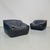 French Sandra Lounge Chairs with Cushions in Thick Black Leather by Annie Hiéronimus for Ligne Roset, Set of 2 For Sale - Image 16 of 16