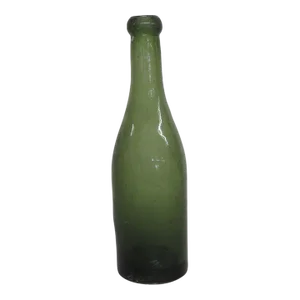 Olive Green Glass Bottle