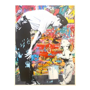 Mr. Brainwash " Not Guilty " Authentic Lithograph Print Pop Art Poster