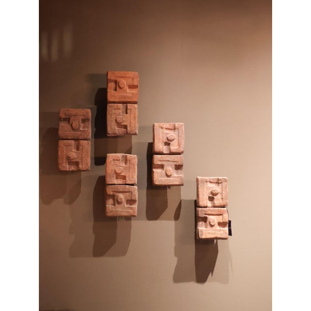 These unique wall lights are newly made from authentic terracotta tiles, originally designed by the influential French...