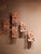These unique wall lights are newly made from authentic terracotta tiles, originally designed by the influential French...
