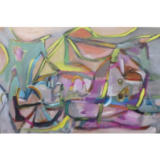 "Playground" Abstract Oil and Acrylic Painting by Scott Spencer For Sale