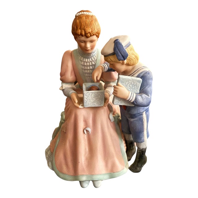 Lenox the Present Mother and Child Sculpture Figurine Collection 1989 For Sale