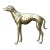 Vintage Monumental Brass Greyhound For Sale