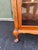 Brown Antique Cherry Queen Anne Double Door Bookcase For Sale - Image 8 of 12