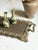 Vintage Victorian Style Brass Vanity Tray With Claw Feet For Sale - Image 10 of 10