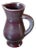 Vintage Water Jug in Aubergine Ceramic from Saint Clément, 1960s For Sale