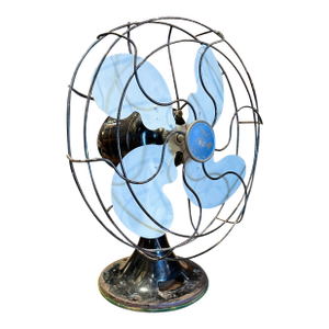Vintage Emerson 2450b 4 Blade Electric Table Fan Working