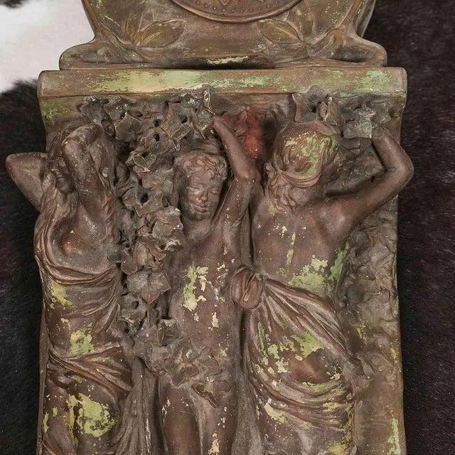 Liberty Clock in Terracotta For Sale - Image 3 of 6