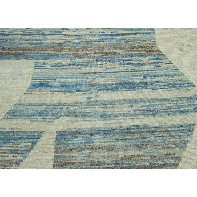 Turkish Oushak Rug 9' x 11'6" #18534 For Sale In Houston - Image 6 of 8