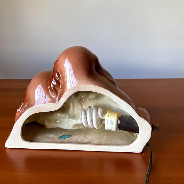 Vintage Leland Claes Puppy Dog Lamp For Sale - Image 11 of 12
