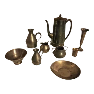 Early 19th Century English Beverage Service and Accessories- 9 Pieces
