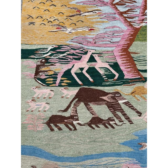 1950s Vintage Egyptian Tapestry, 1950s For Sale - Image 5 of 18