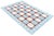 Handwoven Cotton Area Rug, Sky Blue and Terracotta Red Tile Swedish Dhurrie - 6'x9' For Sale - Image 13 of 13