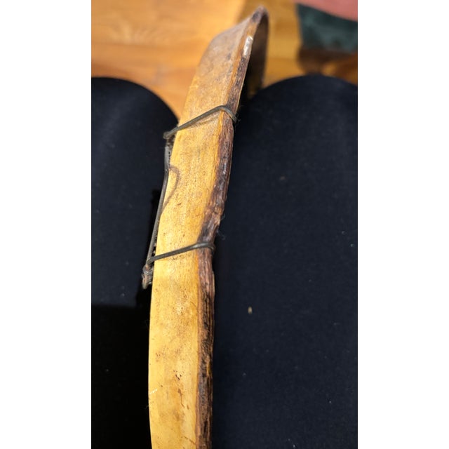 Mid 20th Century Victorian Style Black Lacquer Papier - Mache Tray With Floral Decoration For Sale - Image 4 of 4