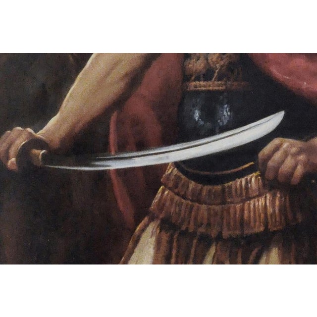 2000 - 2009 Maxmilian Ciccone, Alexander the Great, Oil, Framed For Sale - Image 5 of 7