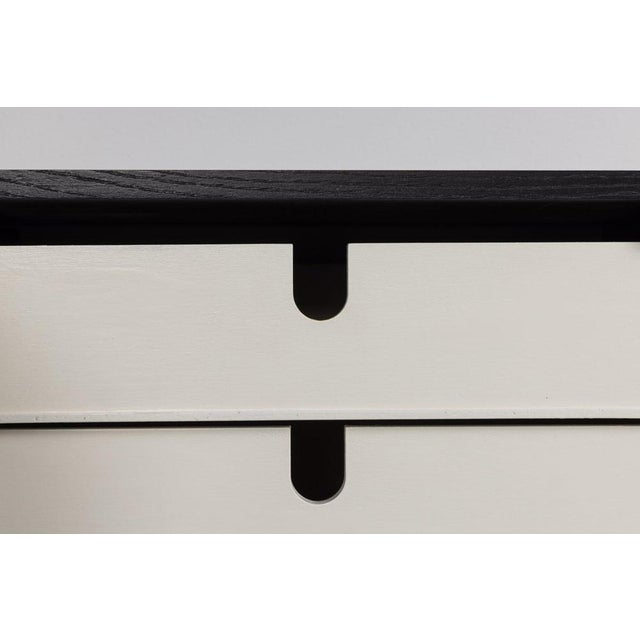 Graphic Sideboard in Black from Maison Aurora, Belgium, 1975 For Sale - Image 15 of 18