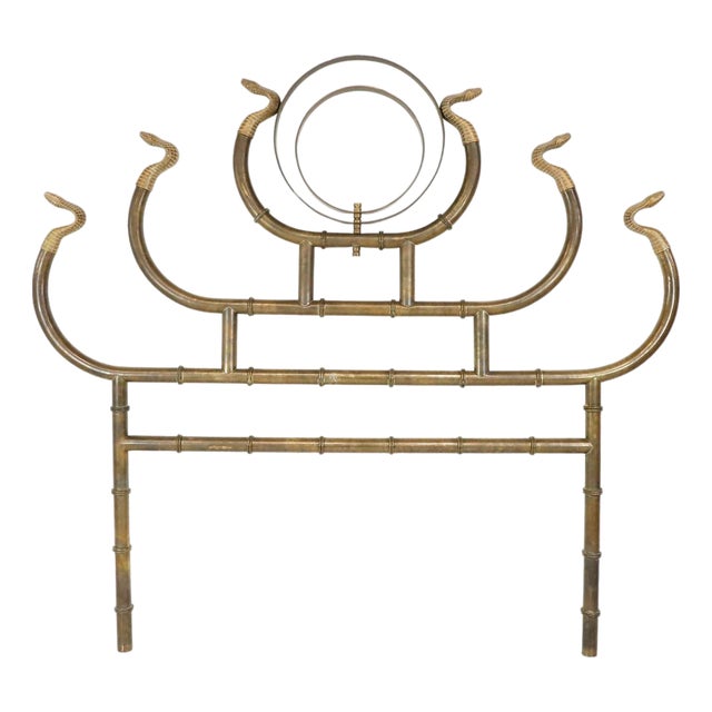 1960s Cobra Headboard Attributed to Arturo Pani For Sale