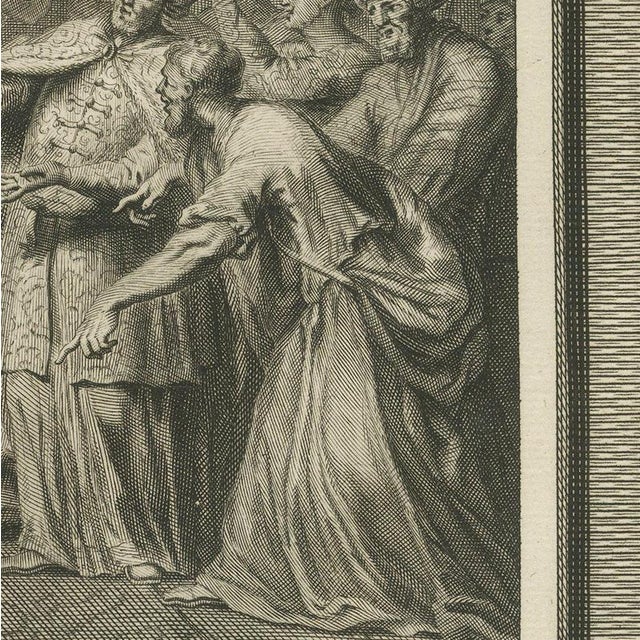 Pieter Mortier, Stoning of Susanna's Accusers and Daniel Destroys Bel, 1700, Engraving For Sale - Image 6 of 12