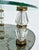 Metal Hollywood Regency Brass, Eglomise Mirrored Side Table 1950s, 2 Tiered For Sale - Image 7 of 7
