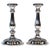Antiqua Vienna Biedermeier Silver Candleholders from Thomas Scheidl, 1864, Set of 2 For Sale - Image 6 of 6