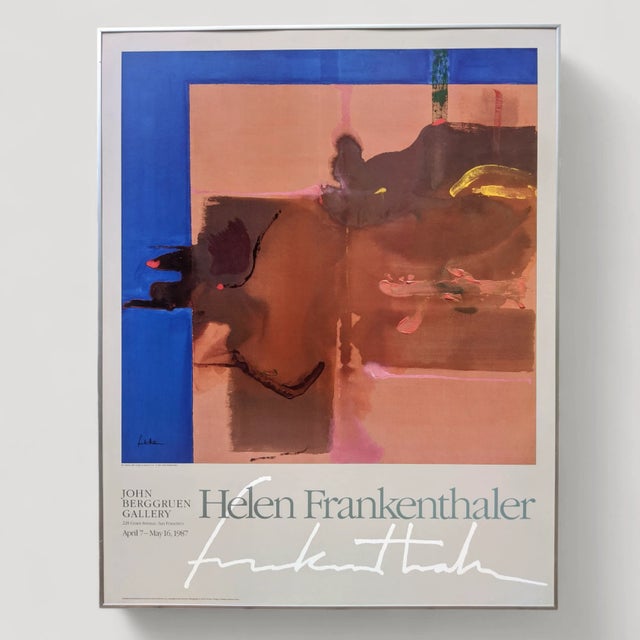 Frankenthaler is renowned for her stain painting technique, where she pours diluted paint onto unprimed canvas, a method...