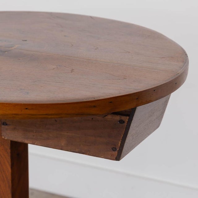 1950s French Wood Side Table For Sale - Image 9 of 12