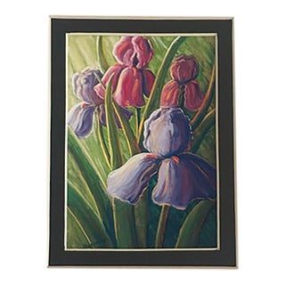 Garden in a Dream – Original Floral Art Trading Card by Sue L. Hardner, 2008 For Sale