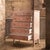 Pink Arabesque Inlay Five-Drawer Tallboy - Coral by House of Jaipur For Sale - Image 8 of 10