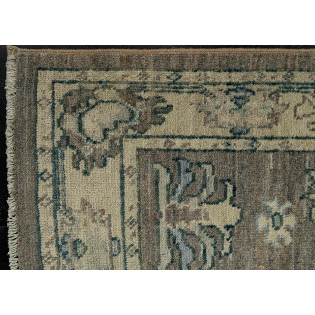 Early 21st Century Oushak Square Rug 3' x 3' #21352 For Sale - Image 5 of 8