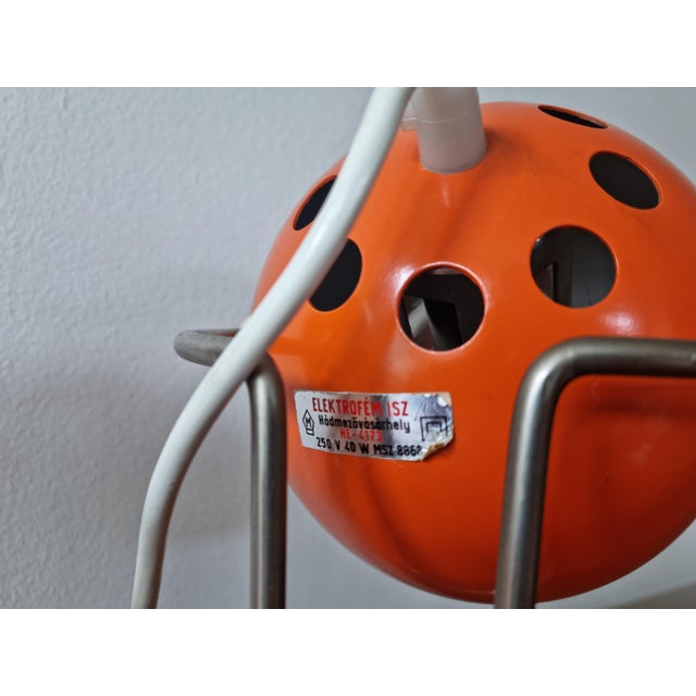 Metal Mid-Century Eye Ball Table Lamps, 1970s, Set of 2 For Sale - Image 7 of 18