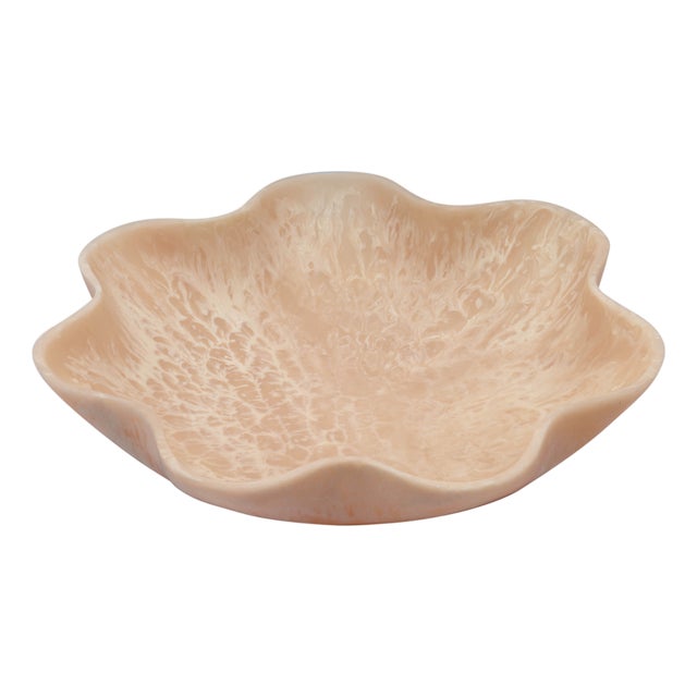 Mera Grapefruit Pink Resin Star Tray For Sale