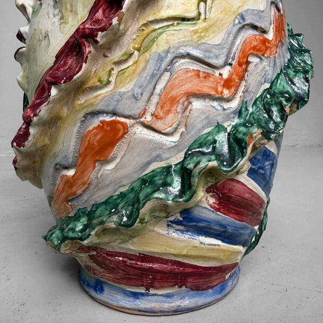 Anthropomorphic Ceramic Vase by Gennaro Condurso, Seminara, Italy, 2010s For Sale - Image 13 of 17