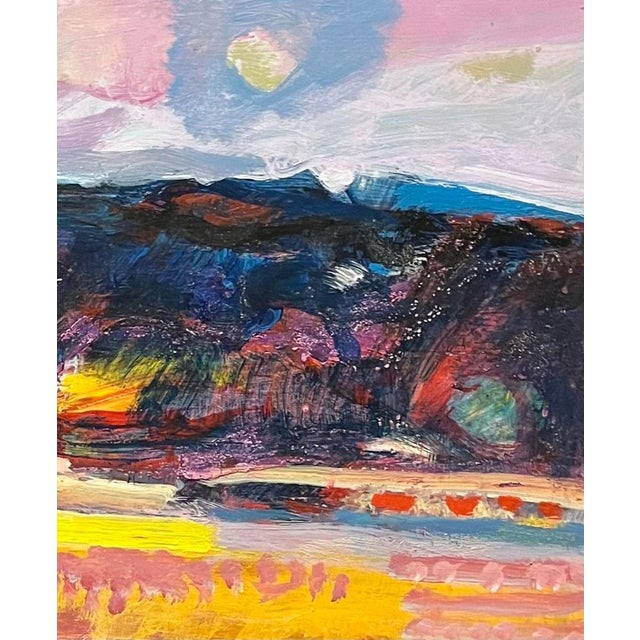 Jean Krille, Landscape 142, Oil on Masonite For Sale - Image 7 of 10