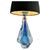 This simple yet graceful table lamp is in size; 33 cm excluding the shade. The Cobald colored core in Classic Val Saint...