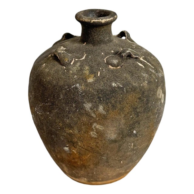 Antique Java Ceramic Vase For Sale