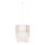 Chandelier from Murano, Italy outside of Venice. This fixture features hand-blown and molded glass pieces in a white...
