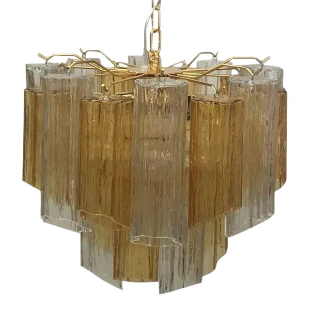 Striking Contemporary Murano Glass Sputnik Chandelier in Multicolor, Inspired by Mazzega Style For Sale