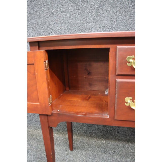 Late 20th Century Bench-Made Shaker Style Cherry Sideboard For Sale - Image 5 of 9