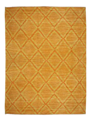 Modern Navajo Style Orange Rug