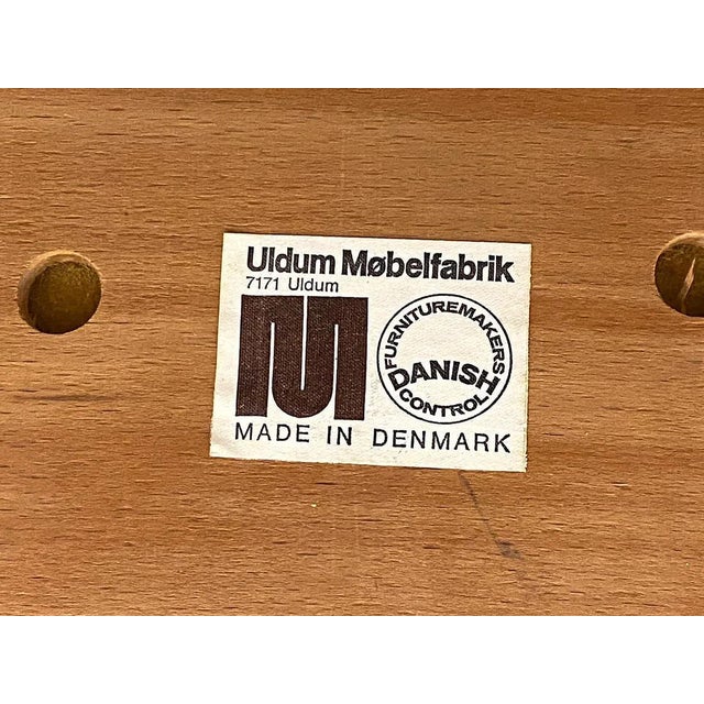 4 Danish Johannes Andersen Rosewood Dining Chairs by Uldum Mobelfabrik For Sale - Image 13 of 13