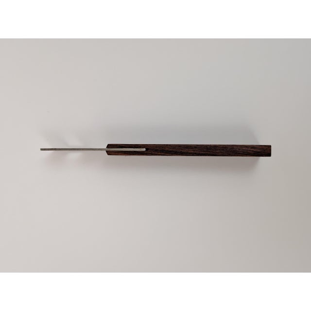 Mid-Century Modern 1960s Danish Rosewood Bottle Opener For Sale - Image 3 of 6