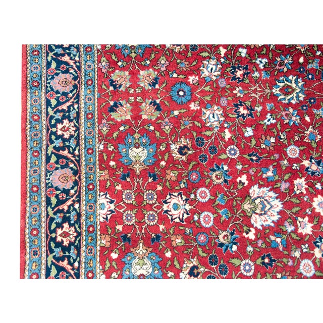 Vintage Persian Varamin Rug For Sale - Image 11 of 15