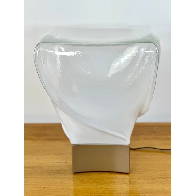 1970s Murano Blown Glass Lamp from Leucos, 1970s For Sale - Image 5 of 11
