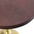 Matthew Izzo Home Bolton Brass Cigar Table With Round Leather Top For Sale In New York - Image 6 of 7