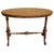 19th Century Victorian Burr Walnut Oval Occasional Table For Sale - Image 9 of 9